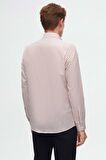 Slim Fit Kırmızı Çizgili Gömlek 6HC02ORT10265