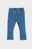 DeFacto Kız Bebek Çiçekli Geniş Paça Jean Pantolon D9440A525SPNM28