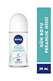 Nivea Kadın Roll On Deodorant Fresh Comfort 50ml,48 Saat Deodorant Koruması