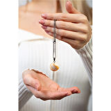 Kararmaz Metal Zincirli Deniz Kabuğu Tasarım Yılancık Doğaltaş Kadın Kolye