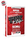 2025 KPSS Eğitim Bilimleri Tüm Dersler Tek Kitap Soru Bankası