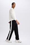 DeFactoFit Sporcu Jogger Eşofman Altı Standart Fit Standart Paça Beli Lastikli Cepli D1957AX24AUBK81