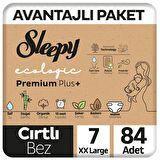 Sleepy Ecologic Premium Plus Avantajlı Paket Bebek Bezi 7 Numara Xxlarge 84 Adet