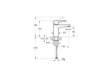 Artema Root Square A42732 Lavabo Bataryası, Krom