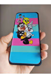 Samsung Galaxy A32 Uyumlu Looney Tunes Tasarım Tuşları Renkli Kılıf