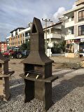 portatif hafif beton barbekü