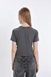 DeFacto Coool Fitted Bisiklet Yaka Basic Düz Kısa Kollu Tişört Z8790AZ24AUGR211