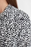 DeFacto Relax Fit Desenli Uzun Kollu Gömlek Tunik D1435AX24HSER105