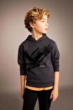 DeFacto Erkek Çocuk Baskılı Kapüşonlu Kalın Sweatshirt B6316A823CWAR31