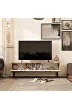 4064 Bold 138 Cm Tv Ünitesi Sepet-Beyaz