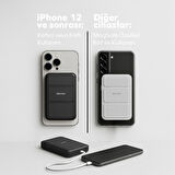 Woyax By Deji Magsafe Powerbank 10000mah Standlı Hızlı Taşınabilir Batarya iPhone 12 13 14 15 16 Android - Siyah