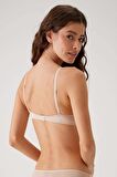 2'li Ekonomik Paket Ten-ten 6015 Milan Push Up Dolgulu Micro T-shirt Sütyen Seti Slip Hediyeli