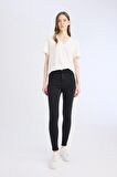 DeFacto Jegging Yüksek Bel Bilek Boy Dar Paça Basic Düz Jean Pantolon B7498AX25SPNM36