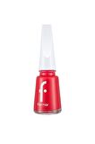 Flormar Nail Enamel Yüksek Pigmentli & Parlak Bitişli Oje Fne-377 Red Coral