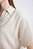 DeFacto Oversize Fit Kısa Kollu Gömlek C4845AX24SMBG155