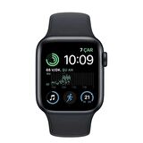 Apple Watch SE GPS 40mm Gece Yarısı Alüminyum Kasa ve Gece Yarısı Spor Kordon - S/M - MR9X3TU/A
