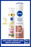 NIVEA Luminous630 Thiamidol Etkili Leke Karşıtı Gündüz Yüz Bakım Kremi 40ml ve Sprey Deodorant Derma Control Clinical 150 ml