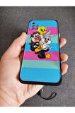 Galaxy A52 Uyumlu Looney Tunes Tasarım Tuşları Renkli Telefon Boyun Askılı Set Kılıf