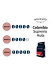 Moliendo Colombia Supremo Huila Yöresel Kahve ( Çekirdek Kahve ) 250 G.