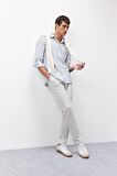 DeFacto Jogger Pantolon Esnek Basic Düz Beli Bağcıklı Cepli Düz Paça C6022AX25SPGR368