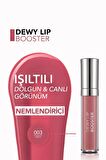Flormar Dolgunlaştırıcı Renkli Dudak Parlatıcısı (Koyu Şeftali) - Dewy Lip Booster - 003 - 8690604619054