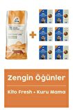 Yetişkin Kedi Maması 2 KG + Ton Balıklı Kito Fresh X 6