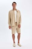 DeFacto Relax Fit Polo Yaka Pamuklu Uzun Kollu Gömlek C1106AX24SMBG732