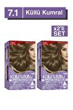 Koleston Supreme Saç Boyası 7/1 Küllü Kumral x2'li