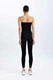 DeFactoFit Beli Saran Sporcu Tayt C0561AX24SMBK81