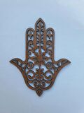 9x10 cm Fatıma'nın Eli Ahşap Magnet
