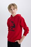 Erkek Çocuk Shaquille O'Neal Regular Fit Kapüşonlu Kalın Sweatshirt