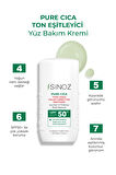 Sinoz Spf50 Pure Cica Anında Ton Eşitleyici Yüz Bakım Kremi - Yeni Nesil Mineral Güneş Filtresi
