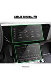 Audi Q7 2020 2021 2022 2023 Multimedya ve Alt Kontrol Panel Uyumlu Nano Ekran Koruyucu