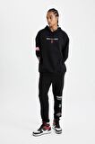 DeFactoFit NBA Houston Rockets Comfort Fit Kapüşonlu Sırt Baskılı Kalın Sweatshirt C9276AX24AUBK81