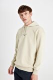 DeFacto Boxy Fit Kapüşonlu Sırt Baskılı Sweatshirt C6148AX24AUBG796