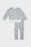 DeFacto Kız Bebek 2'li Takım Çiçekli Sweatshirt Beli Lastikli Tayt D9384A525SPER233