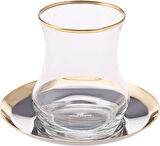 Karaca Pera Gold 18 Parça Çay Seti