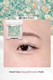 Topaklanmayan El Yapımı Holografik Simli Far Modern Shadow Glitter Prism (No.22 Mint Prism)