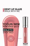 Flormar Besleyici Dudak Parlatıcısı - Dewy Lip Glaze - 022 Walk With Me-8682536069403