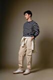 DeFacto Gabardin Pantolon Wide Leg Bol Rahat Kesim Kargo Cepli Düz Paça B5286AX24SPBG700