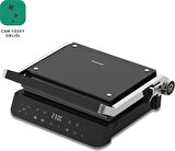 Homend Grilliant 1343H Cam Yüzeyli 5 Hazır Programlı LED Ekranlı Konuşan Tost ve Izgara Makinesi