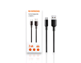 Riversong Cable Zeta CT118 Black Şarj Kablosu