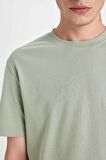 DeFacto New Regular Fit Bisiklet Yaka Basic Düz %100 Pamuk Kısa Kollu Tişört V7699AZ24AUGN1247