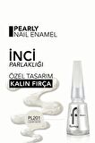 Flormar Sedefli Parlak Oje (Beyaz) - Pearly Nail Enamel - PL201 Luxury White - 8682536035422