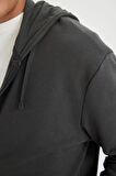 DeFacto Comfort Regular Fit Rahat Kalıp Kapüşonlu Kalın İçi Yumuşak Tüylü Fermuarlı Sweatshirt D2323AX24AUAR104