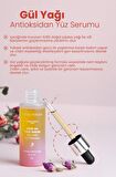 Bade Natural Gül Yağı Rahatlatıcı ve Antioksidan Yüz Serumu 30 ml