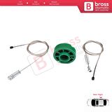 Audi A4 S4 RS4 B5 8D2 8D5 1994-2002 4/5 Kapı 8D0839462 İçin Elektrikli Arka Sağ Cam Kriko Tamir Seti