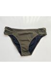 Haki Kalın Kenarlı Dar Kalıp Bikini Altı
