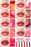 Yoğun Nemlendirici, Parlak Bitişli Balm Peripera Heart Jam Glow Lip (1 Peach Fondue)