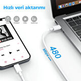 Woyax By Deji iPhone  8 / X / Xs / Xr / 11 / 12 / 13 / 14 /Pro/Max/Plus Hızlı Şarj Kablosu Type-C to Lightning